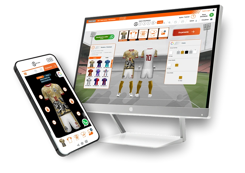 Simulador Destktop e Mobile